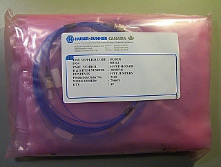FC/PC(UPC)-FC/PC(UPC) 900um-buffered jumper, 3.5-meter. P/N: J-FPFP-H-3.5-ZB