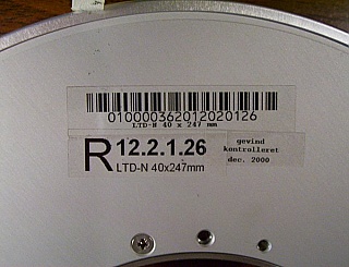 Lucent(OFS) DCM for about 120km standard SMF dispersion compensation, Lucent(OFS) model: WBDK:2040.   about -2040 ps/nm, 100% compensation.