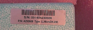OFS DCM for 1.55um C-band, low loss micro version, dispersion: -200 ps/nm, 100% compensation. OFS/LucentType: LLMICRODK:200. with 2 LC/PC connectors. Without test data