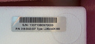OFS DCM for 1.55um C-band, low loss micro version, dispersion: -800 ps/nm, 100% compensation. OFS/LucentType: LLMICRODK:800. with 2 LC/PC connectors. Without test data