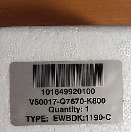 OFS DCM for 1.55um C-band, dispersion: -1190 ps/nm, 100% compensation. OFS/LucentType: EWBDK-1190C. with 2 LC/PC connectors.