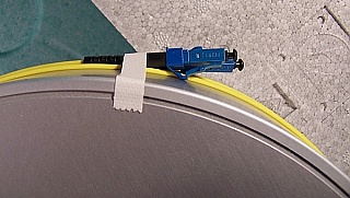 OFS DCM for 1.55um C-band, dispersion: -1530 ps/nm, 100% compensation. OFS/LucentType: EWBDK-1530C. with 2 LC/PC connectors.
