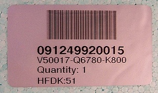 OFS(Lucent) C-band DCM for standard SMF with 100% slope compensation, actual dispersion: -52 ps/nm at 1550nm, Type: HFDK:51.