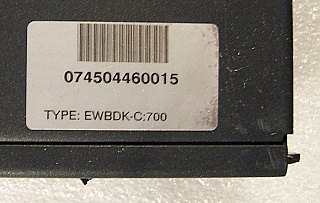 DCM for 1.55um C-band, dispersion: -700 ps/nm, 100% compensation for 40km standard SMF. OFS/LucentType: EWBDK-C:700. with 2 SC/PC connectors/adapters.