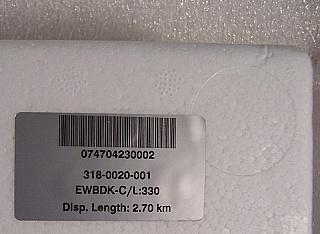$170 each if you buy 20pc. Min order qty = 4pc. Lucent(OFS) DCM for both C and L-band. Designed as Raman amplifier, also regular DCM. Dispersion: -330 ps/nm around 1570nm, 100% compensation. without fiber connectors. Type: EWBDK-C/L:330.