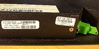 Empty drum without DCM fiber spool. To be removed from DCM rack mount (Ciena Corestream DCM 20. P/N: 600-3002-020. Model: 03-1991-00-01)