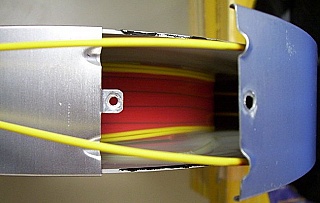 DCM (fiber spool) for truewave fiber by Lucent. About -480ps/nm at 1585nm.
