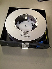 DCM (fiber spool) for truewave fiber by Lucent. -122ps/nm.  TYPE: HSDK:120