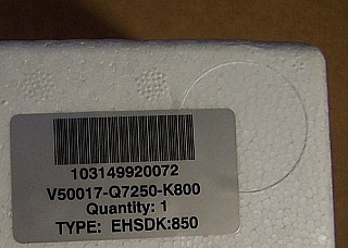 OFS DCM for LEAF fiber over 1.55um C-band, dispersion: -850 ps/nm at 1550nm. OFS Type: EHSDK:850. with 2 LC/PC connectors.