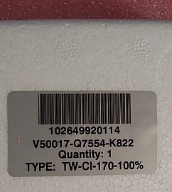 OFS DCM for 1.55um C-band. Very high dispersion slope. Dispersion: -170 ps/nm at 1550nm. OFS/Lucent Type: TW-CI-170-100%. With 2 LC/PC connectors. With test data.