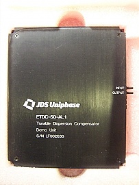 50GHZ C-band tunable dispersion compensator (prototype). JDS P/N: ETDC-50-AL1.