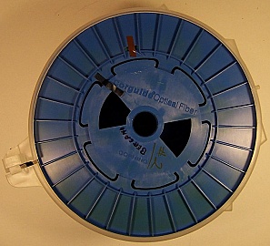 12.644km dispersion-shifted fiber (DS,DSF) spool.