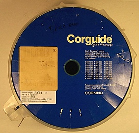 12.644km dispersion-shifted fiber (DS,DSF) spool.