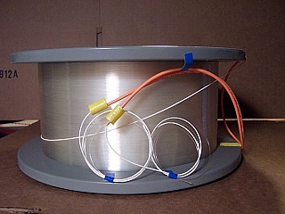 7.109km, 7.809km, or 15.917km Lucent/AT&T dispersion-shifted fiber (DS,DSF) spool. With zero dispersion around 1550nm. Without fiber connectors. Fiber ID number ending with "DCB".