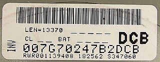13km or 20km Lucent/AT&T dispersion-shifted fiber (DS,DSF) spool. With zero dispersion around 1550nm. Fiber ID number ending with "DCB". Fiber is broken from external fiber end of spool, or/and internal fiber end of spool. 'Sell As Is', 'No Return'