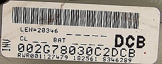 13km or 20km Lucent/AT&T dispersion-shifted fiber (DS,DSF) spool. With zero dispersion around 1550nm. Fiber ID number ending with "DCB". Fiber is broken from external fiber end of spool, or/and internal fiber end of spool. 'Sell As Is', 'No Return'