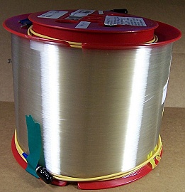 30km or 33km Lucent/AT&T dispersion-shifted fiber (DS,DSF) spool. With zero dispersion around 1550nm.