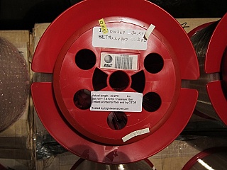 30km or 33km Lucent/AT&T dispersion-shifted fiber (DS,DSF) spool. With zero dispersion around 1550nm.