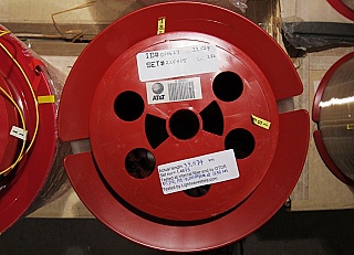 30km or 33km Lucent/AT&T dispersion-shifted fiber (DS,DSF) spool. With zero dispersion around 1550nm.