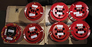 30km or 33km Lucent/AT&T dispersion-shifted fiber (DS,DSF) spool. With zero dispersion around 1550nm.