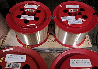 30km or 33km Lucent/AT&T dispersion-shifted fiber (DS,DSF) spool. With zero dispersion around 1550nm.