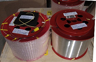 30km or 33km Lucent/AT&T dispersion-shifted fiber (DS,DSF) spool. With zero dispersion around 1550nm.
