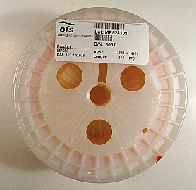 C-band Erbium Doped Fiber, OFS model: MP980, P/N:107770935. Price is for one roll of 594-meter.