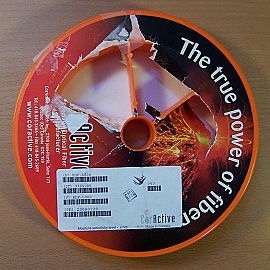 About 757 meter C-band Erbium Doped Fiber, CorActive model: EDF-L 900. Price is for one spool/roll