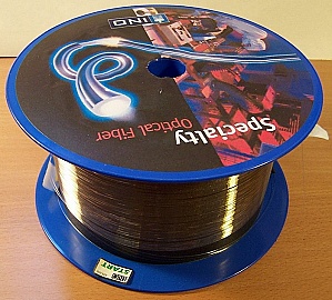 Near 135-meter C-band Er-Yb  co-doped Fiber for high power EDFA, INO model: INO-9000-FOR-037. Price is for one spool/roll