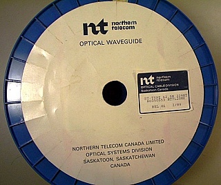 229-meter 62.5/125um fiber, within 3mm-dia cable. With ST connectors. NT7L20MK