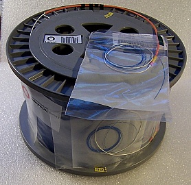 10km to 18km Lucent truewave-RS fiber spool.