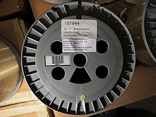 25km or 30km Lucent/AT&T Truewave "-" fiber spool. With negative dispersion around 1550nm. Without fiber connectors. 'UFO' Fiber. Without actual dispersion test data.