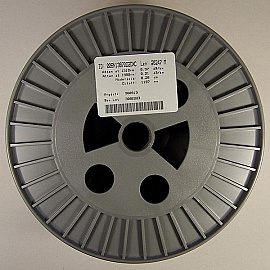 15km to 20km Lucent Truewave "-" fiber spool. With negative dispersion around 1550nm. Without fiber connectors. Fiber ID number ending with "DXC". New