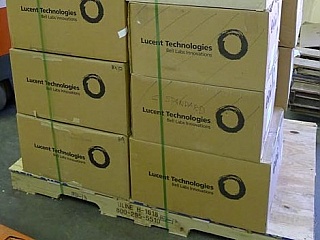 10km to 18km Lucent truewave-RS fiber spool.
