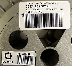 20km Lucent truewave-RS fiber spool, dispersion 4.3ps/nm/km@1.55um