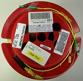 25.529km Lucent Truewave-plus fiber spool. With 2 FC/APC connectors.