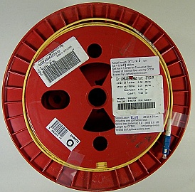 37.120km Lucent Truewave-RS fiber spool. With 2 SC/PC connectors. With plastic film over fiber roll, in original full fiber length