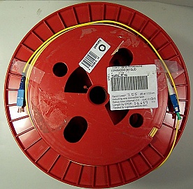 34.66km Lucent Truewave-RS fiber spool. With 2 SC/PC connectors