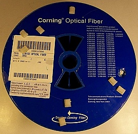 4.46km LEAF fiber spool. With 2 FC/APC connectors in 3mm-cable.