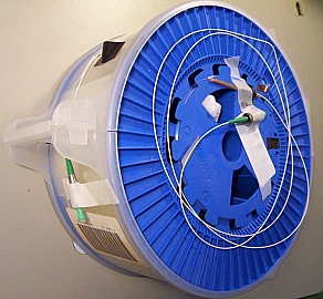 25.26km LEAF fiber spool. With 2 FC/APC connectors