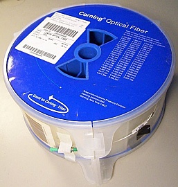 25.26km LEAF fiber spool. With 2 FC/APC connectors