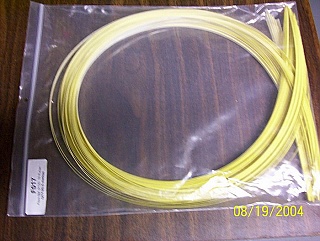9/125um SM ribbon fiber, 1.1 meter,  18-fiber ribbon. Price is for one piece of 1.1-meter ribbon