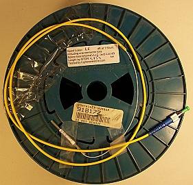 5.433km SMF bare fiber spool, with two FC/PC connectors