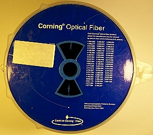 11.56km SMF-28 bare fiber spool, with 2 FC/PC connectors