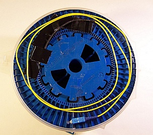 15.146km SMF-28 bare fiber spool, with 2 SC/PC connectors