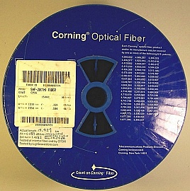 15.43km SMF-28 bare fiber spool, with one SC/PC connector