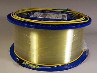 20.544km SMF-28 bare fiber spool, with two FC/APC connectors.