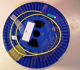 20.6km SMF-28 bare fiber spool, with 2 SC/PC connectors
