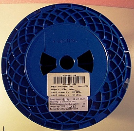 20.56km SMF-28 bare fiber spool, with 2 LC/PC connectors