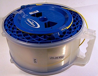 25.26km SMF-28 bare fiber spool with 2 SC/PC connectors